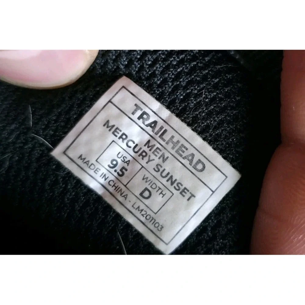 Lems Trailhead Shoes Mens 9.5 Mercury Sunset Hiking Trail Sneakers Lace Up - Picture 9 of 9